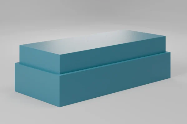 Zachte bedbank met verdieping voor matras - model Bedivere